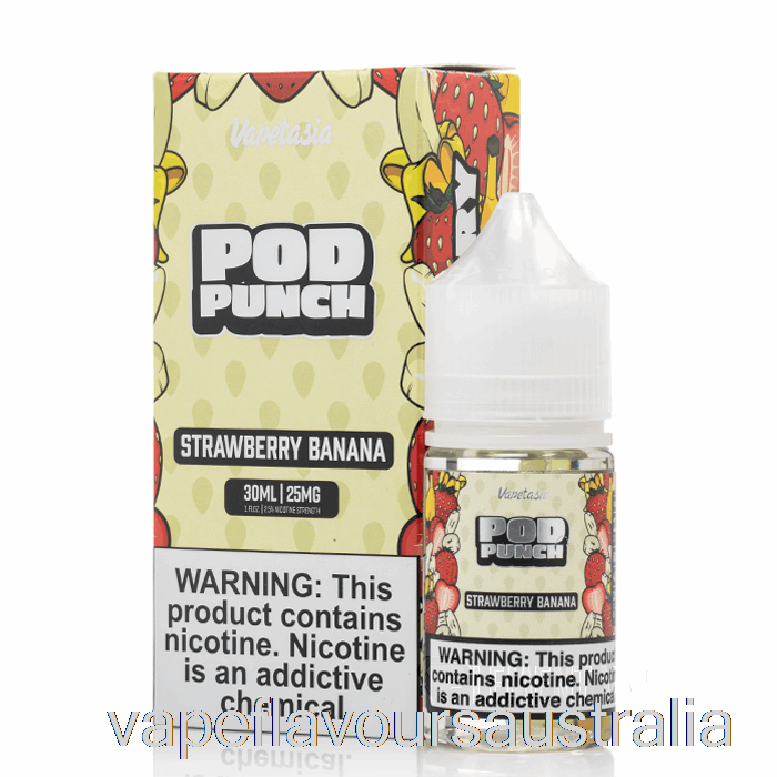 Vape Australia Strawberry Banana - Vapetasia POD PUNCH Salts - 30mL 50mg